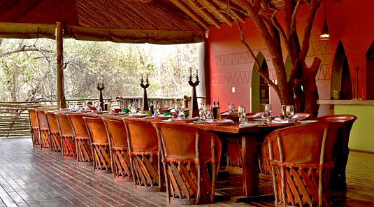 Jaci's Tree Lodge - Madikwe Game Reserve - Dining Room Table
