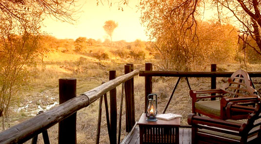Madikwe River Lodge - Deck View
